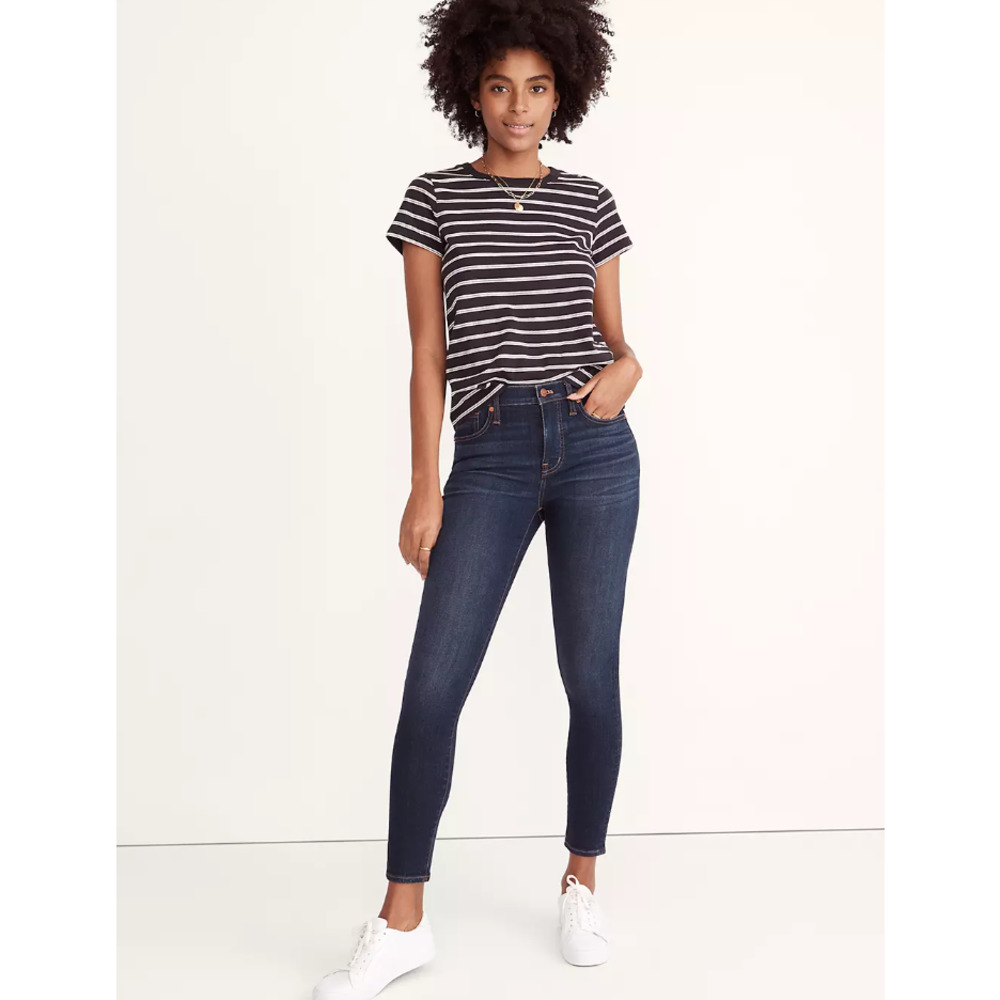 NWT Madewell 9" Mid-Rise Skinny Jeans Blayton Wash Women's Size 26